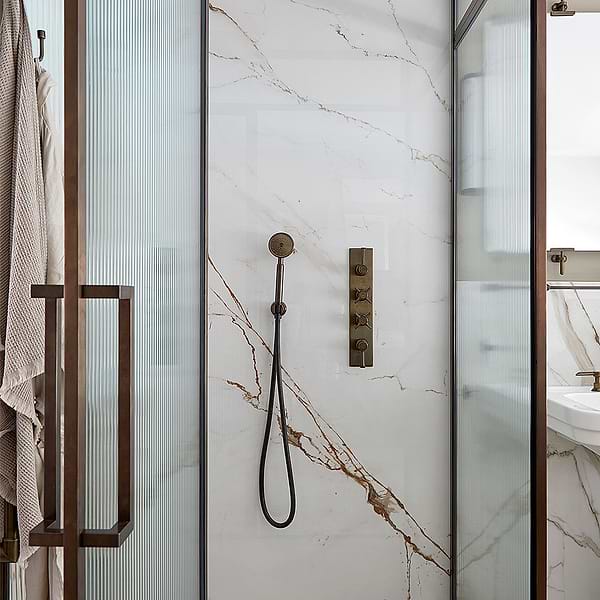 C.P. Hart Epoch Lever Triple Outlet Concealed Thermostatic Shower Valve