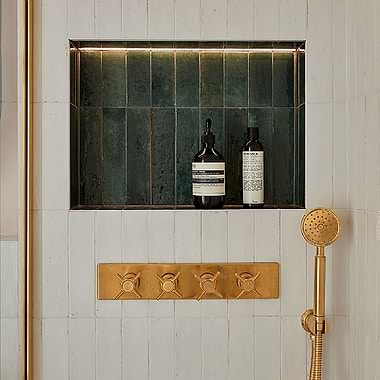 C.P. Hart Epoch Triple Outlet Concealed Thermostatic Shower Valve