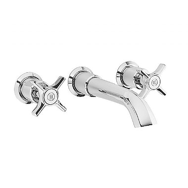 C.P. Hart Epoch Wall-Mounted 3-Piece Bath Mixer 185-215mm Spout