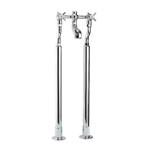 C.P. Hart Epoch Floor-Standing Bath Filler with Floor Legs