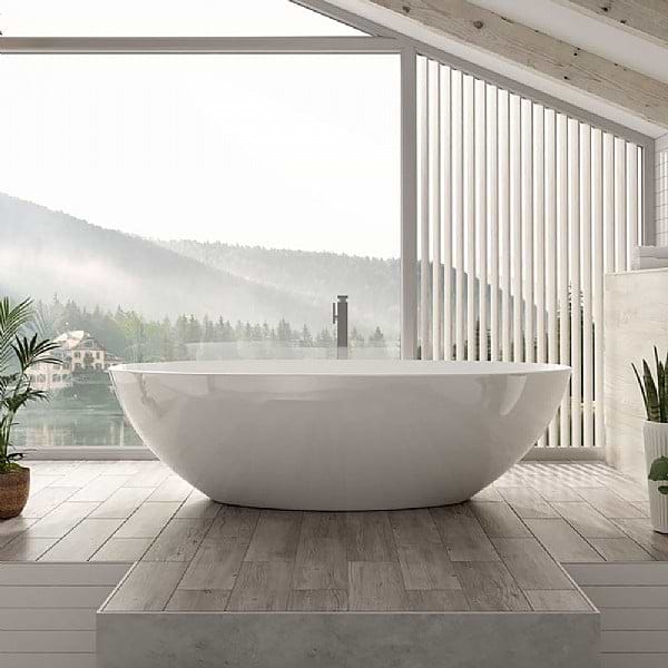 C.P. Hart Coniston Freestanding Bath with Overflow