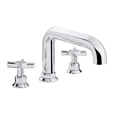 C.P. Hart Epoch 3-Piece Bath Mixer 200mm Swivel Spout without Waste
