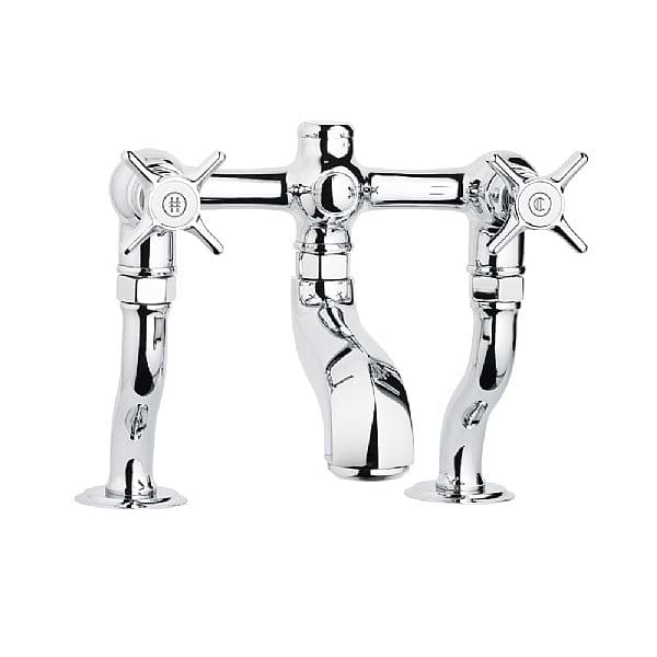 C.P. Hart Epoch Deck-Mounted Bath Filler with Deck Unions