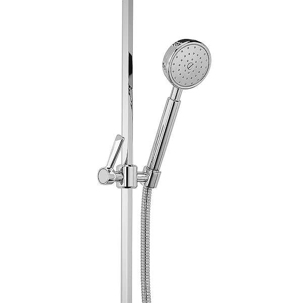 C.P. Hart Epoch Lever Slide Rail Kit with Bar, Hose, Handshower and Wall Outlet