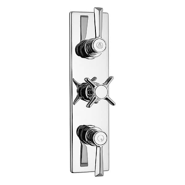 C.P. Hart Epoch Lever Double Outlet Concealed Thermostatic Shower Valve