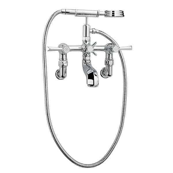 C.P. Hart Epoch Lever Wall-Mounted Bath Shower Mixer with Wall Unions