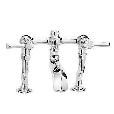 C.P. Hart Epoch Lever Deck-Mounted Bath Filler with Deck Unions