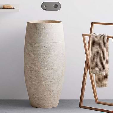 C.P. Hart Aneto Domed Freestanding Pedestal Washbasin 425x870mm