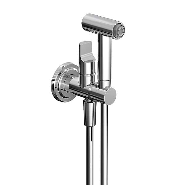 C.P. Hart Park Lane Wall-Mounted Douche Set with Integrated Manual Mixer