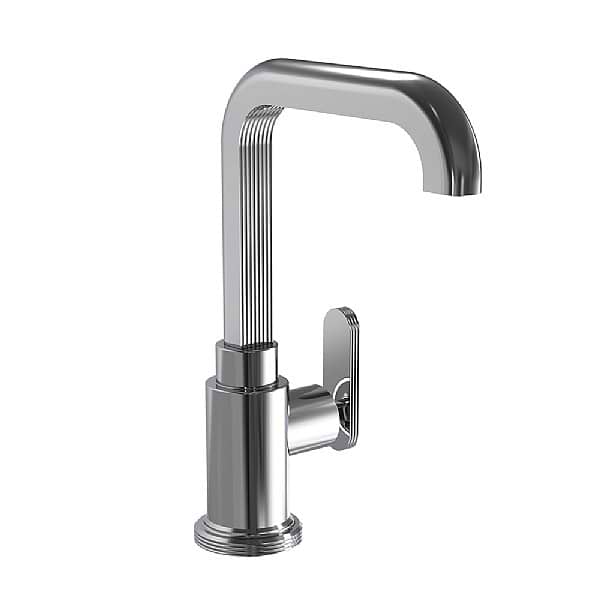 C.P. Hart Park Lane Tall Single Lever Basin Mixer 200mm Swivel Spout with Universal Click Waste