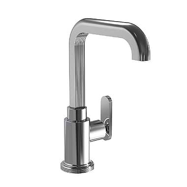 C.P. Hart Park Lane Tall Single Lever Basin Mixer 200mm Swivel Spout with Universal Click Waste
