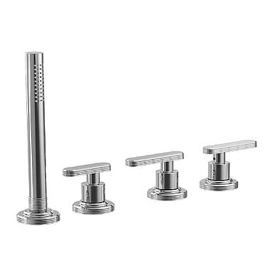 C.P. Hart Park Lane Four Hole Bath Mixer with Handshower