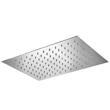 C.P. Hart Spillo Spa Rectangular Ceiling Flush Rain Shower Head 380x260mm