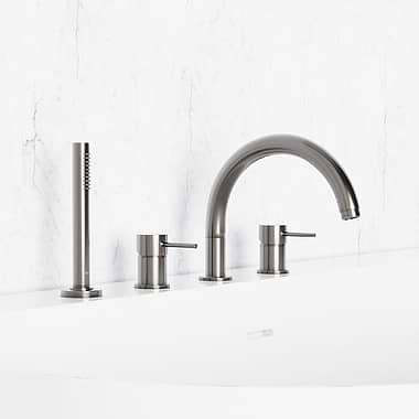 C.P. Hart Spillo 4-Piece Bath Mixer with Spout & Handshower