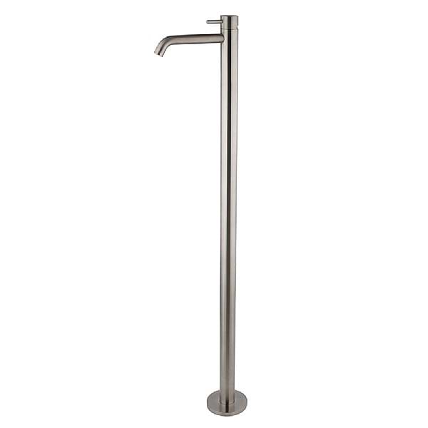 C.P. Hart Spillo Steel Floor Standing Single Lever Basin Mixer
