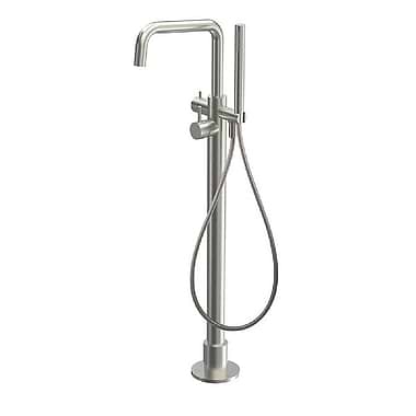 C.P. Hart Spillo Steel Floor Standing Bath Shower Mixer