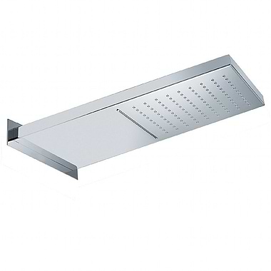 C.P. Hart Spillo Spa Wall-Mounted Shower Head with Rainshower and Waterfall 200x500mm