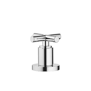 Dornbracht Tara. Cross Head Deck Valve Clockwise Closing Cold or Hot