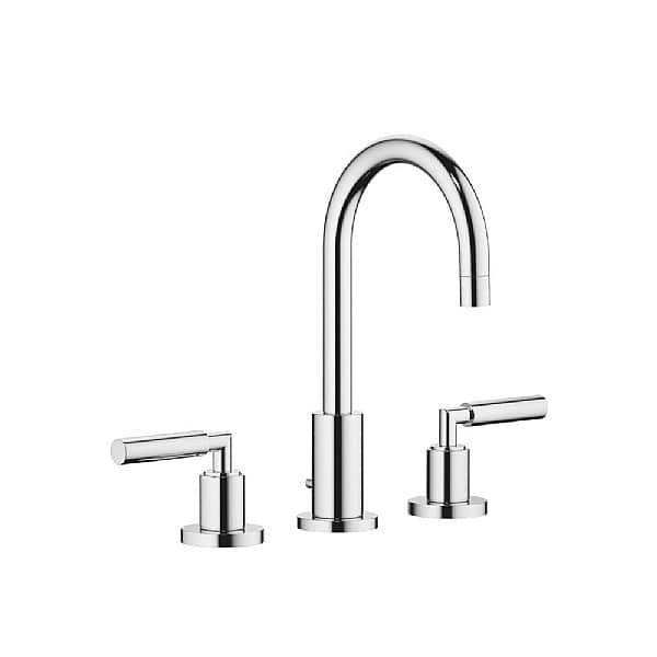 Dornbracht Tara. 3-Piece Lever Handle Basin Mixer 135mm Projection