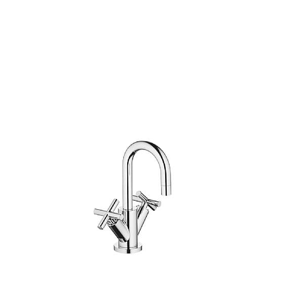 Dornbracht Tara. Cross Head Mono Basin Mixer 100mm Projection