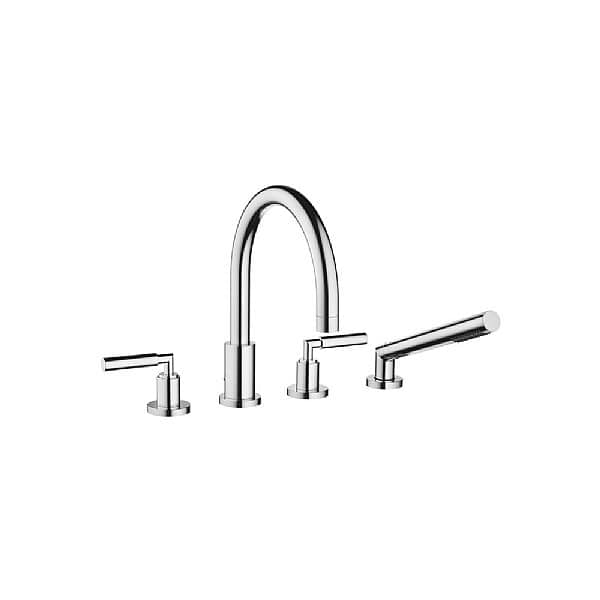 Dornbracht Tara. Deck-Mounted Lever Handle 4-Piece Bath Shower Set