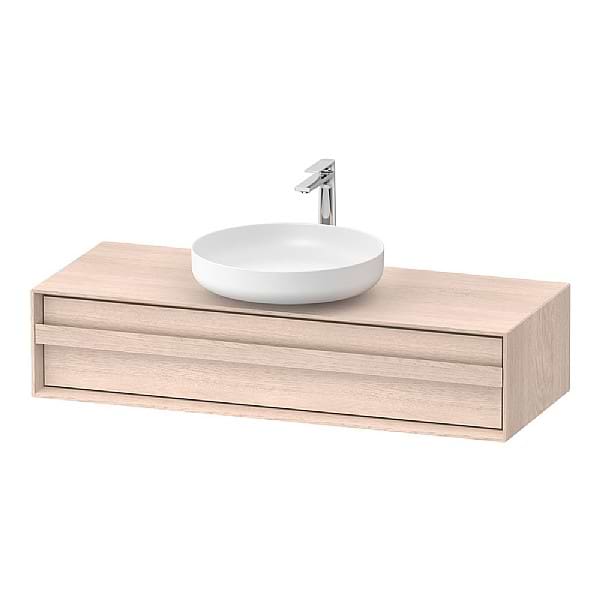 Duravit Ocavo Console Vanity Unit with Pull-Out Compartment 1200x268mm