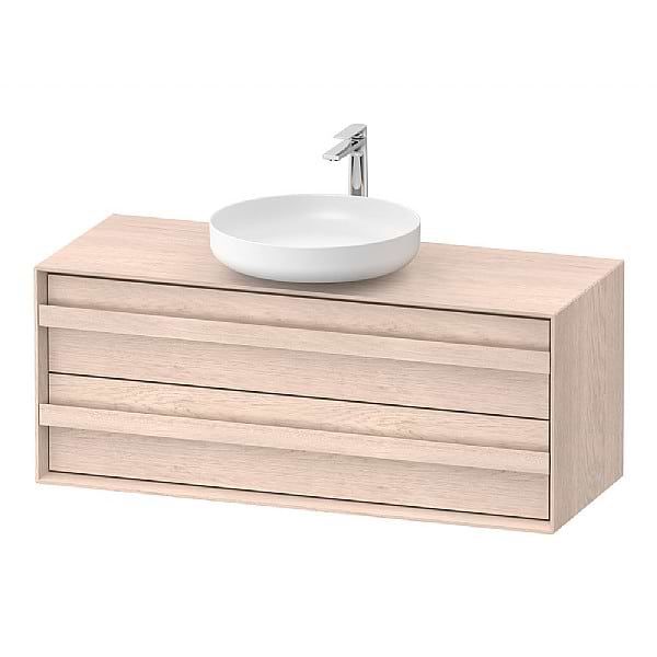 Duravit Ocavo Console Vanity Unit with Pull-Out Compartment and Drawer 1200x493mm