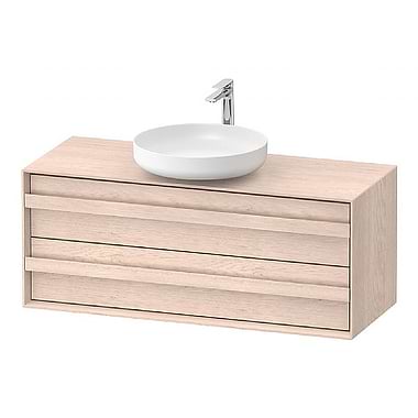 Duravit Ocavo Console Vanity Unit with Pull-Out Compartment and Drawer 1200x493mm