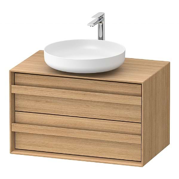 Duravit Ocavo Console Vanity Unit with Pull-Out Compartment and Drawer 800x493mm