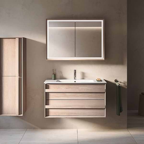 Duravit Ocavo Vanity Unit with Pull-Out Compartment and Drawer for ME by Starck Basin 1000x549mm