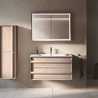 Duravit Ocavo Vanity Unit with Pull-Out Compartment and Drawer for ME by Starck Basin 1000x549mm