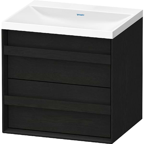 Duravit Ocavo Vanity Unit with Pull-Out Compartment and Drawer for Vitrium C-shaped Basin 600x554mm