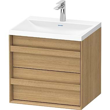Duravit Ocavo Vanity Unit with Pull-Out Compartment and Drawer for Vitrium C-shaped Basin 600x554mm