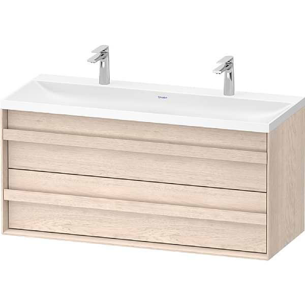 Duravit Ocavo Vanity Unit with Pull-Out Compartment and Drawer for Vitrium C-shaped Basin 1200x554mm