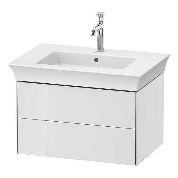 Duravit White Tulip Wall-Mounted Vanity Unit. 684x458mm. Drawers