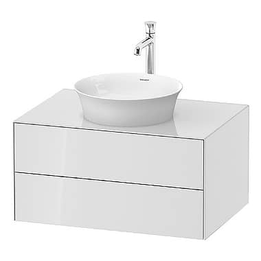Duravit White Tulip Wall-Mounted Vanity Unit. 800x550mm. Drawers