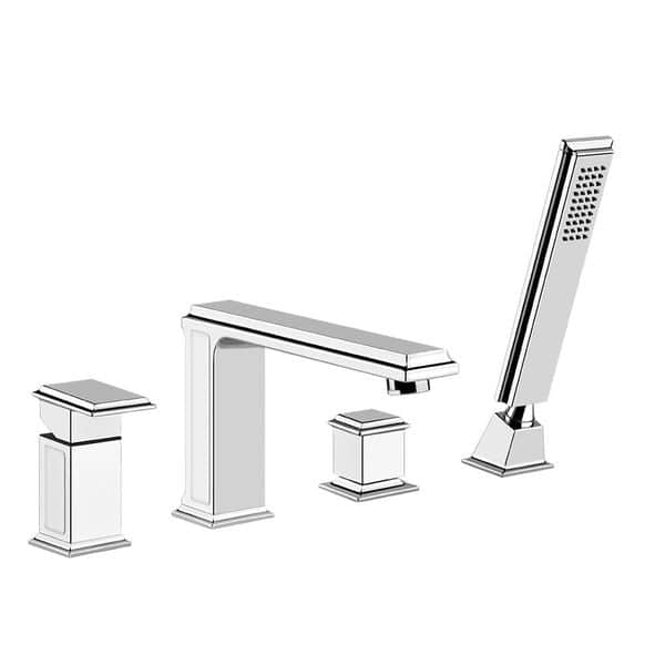 Gessi Eleganza 4-Piece Bath Shower Mixer With Diverter