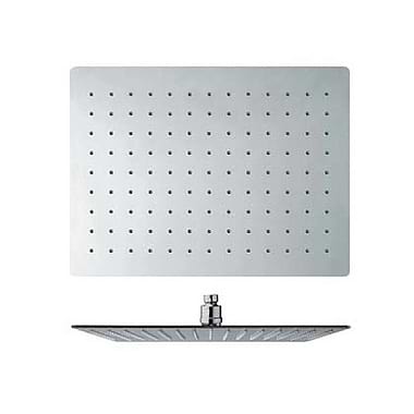 Franz Viegener Universal Rectangular Slim Rain Shower Head 5lpm 400x230mm