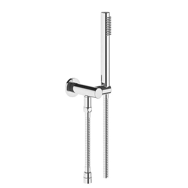 Franz Viegener Universal Baton Handshower Set with Wall Outlet Bracket and Hose