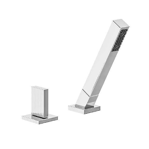 Franz Viegener Groovy Deck-Mounted Baton Handshower with Two Way Diverter Valve