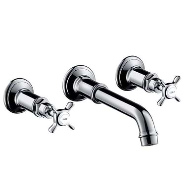 AXOR Montreux Wall-Mounted 3-Piece Basin Mixer