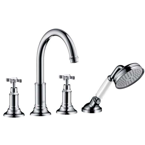 AXOR Montreux 4-Piece Cross Head Bath Filler