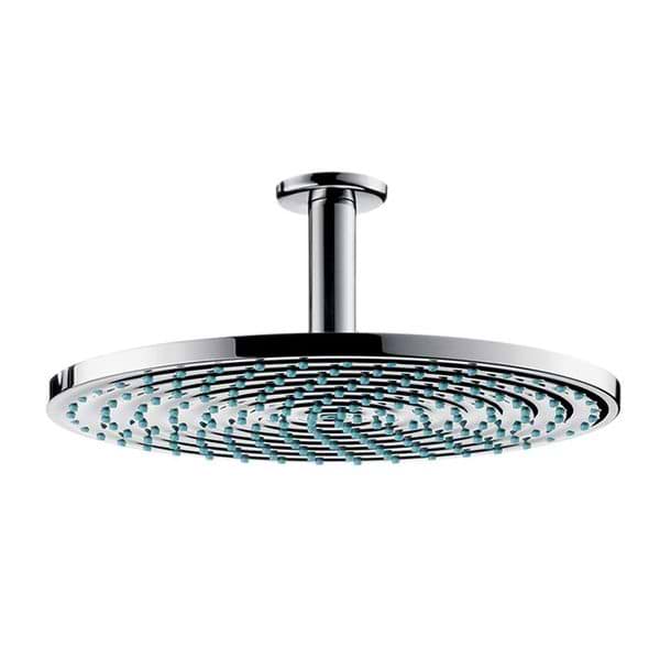 hansgrohe Raindance Round Shower Head & Ceiling Mounted Arm 