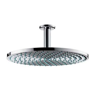 hansgrohe Raindance Round Shower Head & Ceiling Mounted Arm 