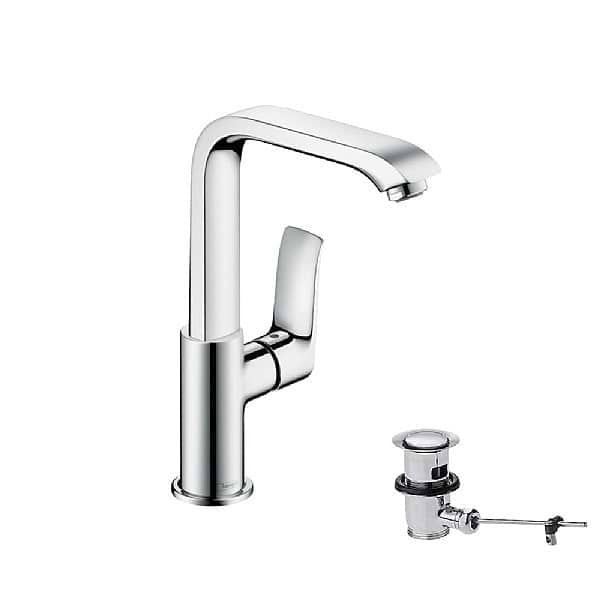 hansgrohe Metris Tall Single Lever Basin Mixer