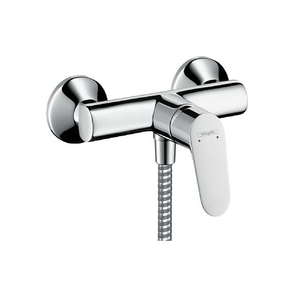 hansgrohe Focus Single lever manual shower mixer for exposed installation