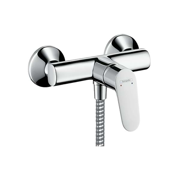 hansgrohe Focus Single lever manual shower mixer for exposed installation