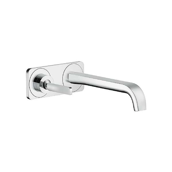 AXOR Citterio E Wall-Mounted 2-Piece Basin Mixer with Back Plate