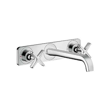 AXOR Citterio E Wall-Mounted 3-Piece Basin Mixer with Back Plate