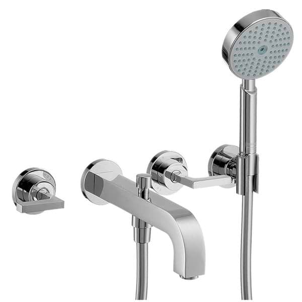 AXOR Citterio 3-Piece Lever Handle Bath Filler